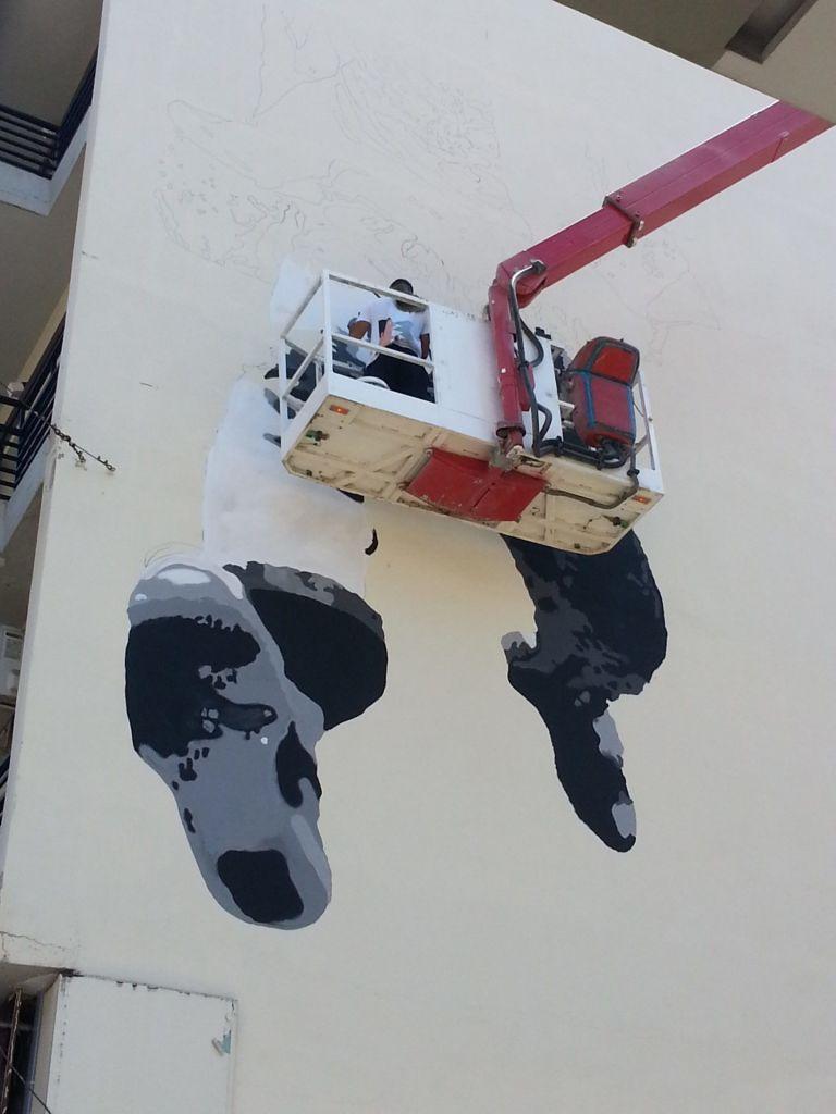 Θανάσης Βέγγος: Εντυπωσιακό γκράφιτι για τον αγαπημένο ηθοποιό