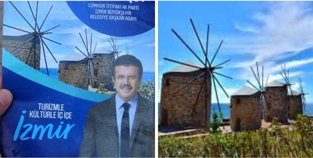 Υποψήφιος δήμαρχος της Σμύρνης κάνει προεκλογικό αγώνα με φωτογραφία της Χίου