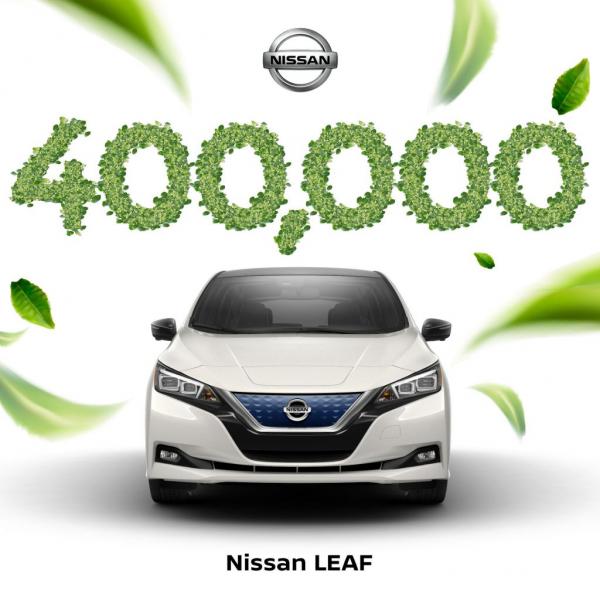 Nissan Leaf: Το πρώτο ηλεκτροκίνητο που σπάει το φράγμα των 400.000 μονάδων
