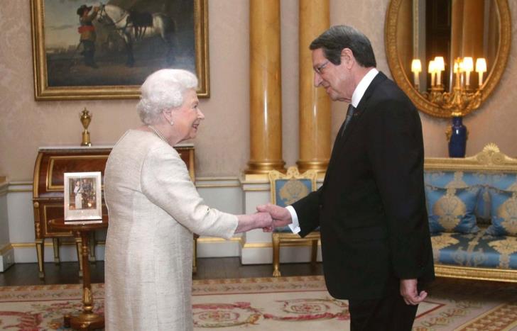 Με τη βασίλισσα Ελισάβετ συναντήθηκε ο Νίκος Αναστασιάδης