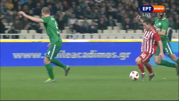 Το καθαρό φάουλ του Ινσούα στον Ποντένσε έξω από την περιοχή (vid)