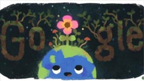 Αφιερωμένο στην εαρινή ισημερία το doodle της Google
