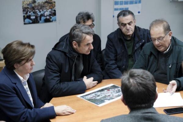 Νέα επίσκεψη Μητσοτάκη στη Μόρια – Απάνθρωπες οι συνθήκες