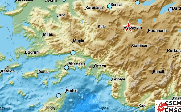 Ισχυρός σεισμός στην Τουρκία