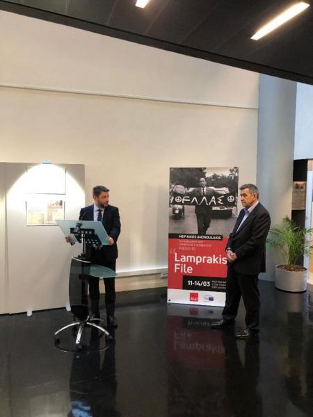 Συγκίνηση για την έκθεση για τον Γρηγόρη Λαμπράκη