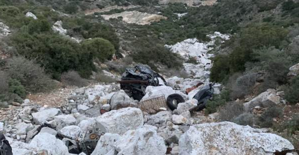 Τροχαίο στην Κρήτη: Ανασύρθηκαν τραυματισμένοι από τον γκρεμό η μητέρα και τα παιδιά της