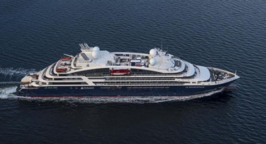 Στο λιμάνι του Βόλου το εντυπωσιακό κρουαζιερόπλοιο «Le Bougainville»