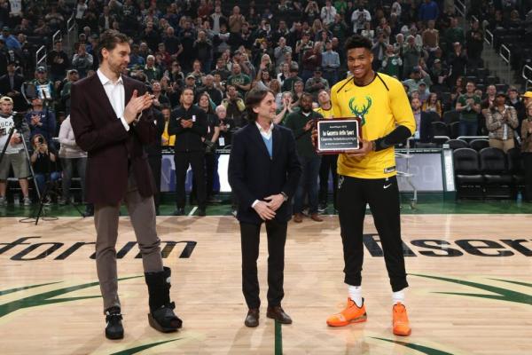 Ακόμα μια σπουδαία διάκριση για τον Γιάννη Αντετοκούνμπο