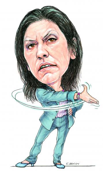 Το σκίτσο της Έφης Ξένου στα «Νέα» τη Δευτέρα 1η Απριλίου