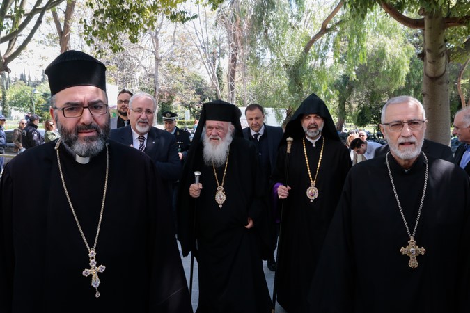 Ο Αρχιεπίσκοπος στην εκδήλωση για την 104η επέτειο της Γενοκτονίας των Αρμενίων