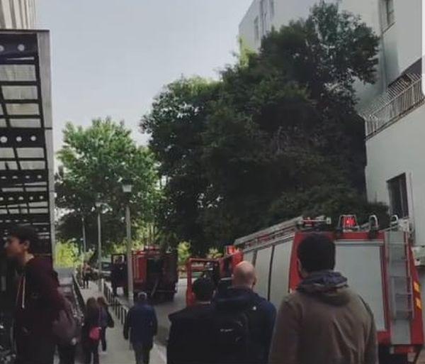 Σε εξέλιξη φωτιά στο Αριστοτέλειο πανεπιστήμιο