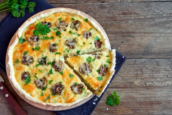 Μανιταρόπιτα με παρμεζάνα