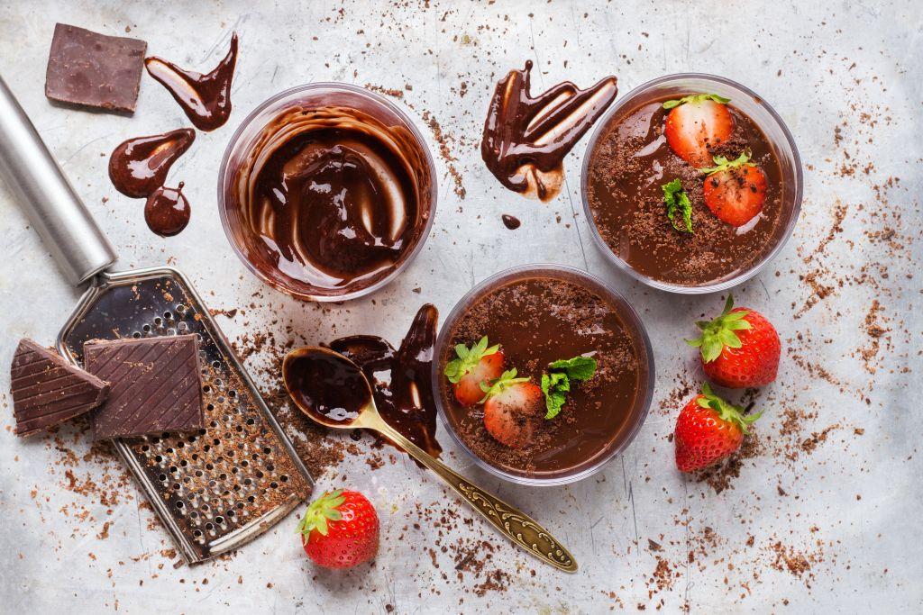 Λαχταριστή μους σοκολάτας με μπράντι