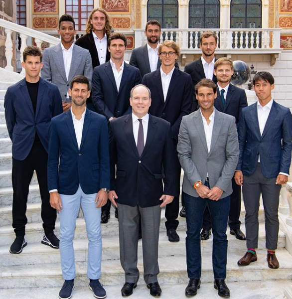 Στο παλάτι του Μονακό ο Τσιτσιπάς μαζί με κορυφαίους τενίστες