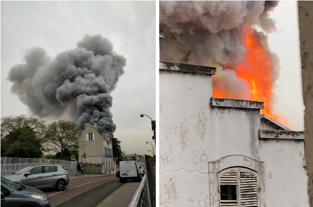 Πανικός στη Γαλλία: Μεγάλη φωτιά στις Βερσαλλίες