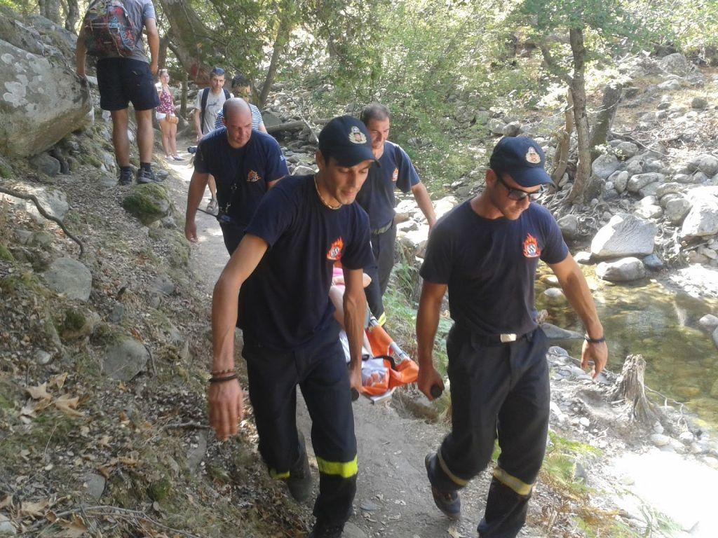 Τραυματισμός αναρριχητή στο Λεωνίδιο