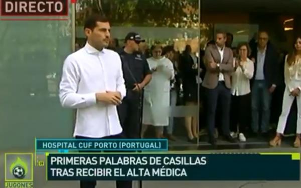 Πήρε εξιτήριο ο Κασίγιας: «Σας ευχαριστώ όλους για την αγάπη σας» (vid)