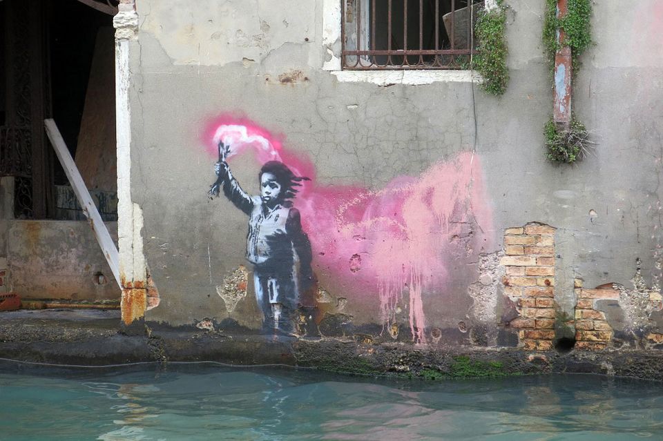 Ιταλία: Νέο γκράφιτι του Μπάνκσι ενδέχεται να βρέθηκε στη Βενετία