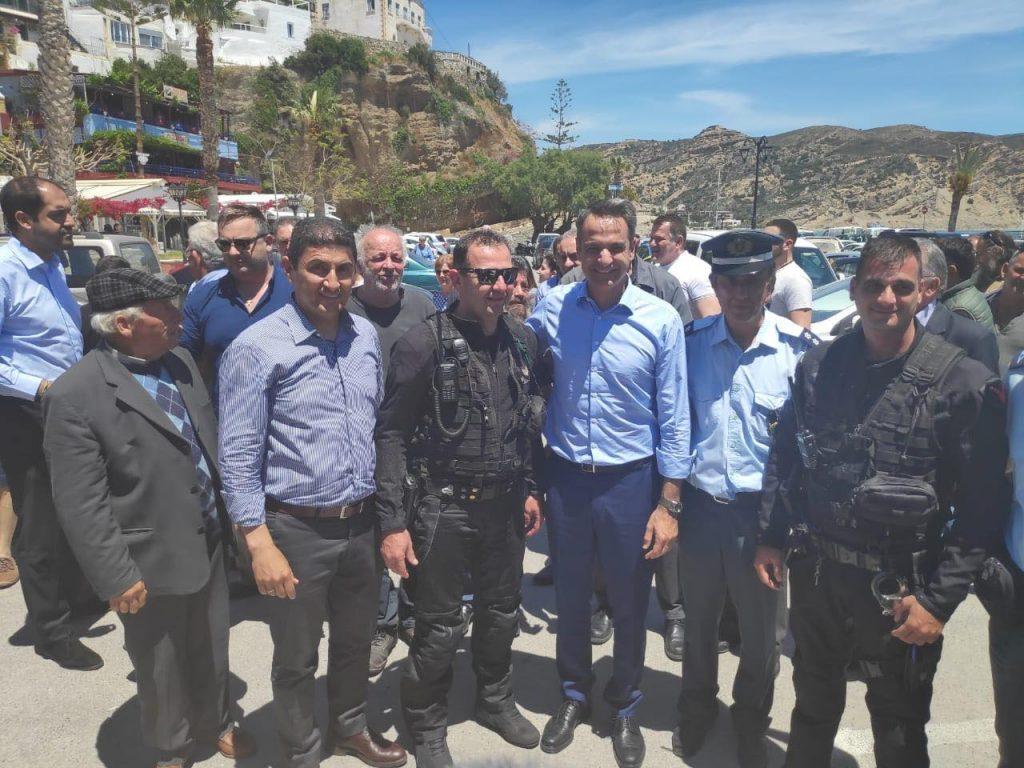 Στην Αγία Γαλήνη ο Κυριάκος Μητσοτάκης (φώτο)