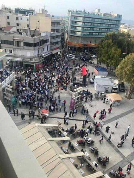 Ηράκλειο: Άδεια η Πλατεία Ελευθερίας στην ομιλία Τσίπρα
