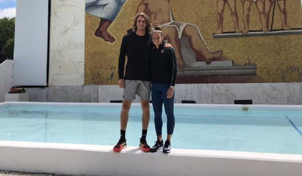 Τσιτσιπάς και Σάκκαρη «μαγεύουν» και στο ποδόσφαιρο! (vid)