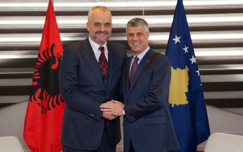 Θάτσι - Ράμα συζήτησαν την κατάργηση των συνόρων Κοσσυφοπεδίου - Αλβανίας