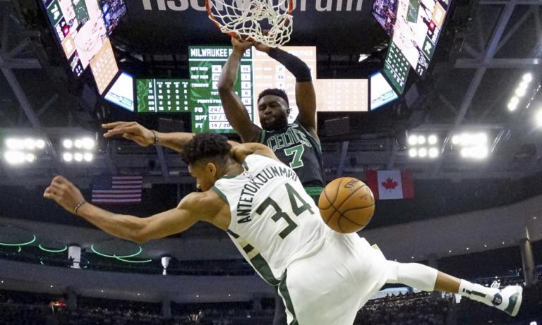 Νέο πόστερ κάρφωμα του Μπράουν στον Αντετοκούνμπο