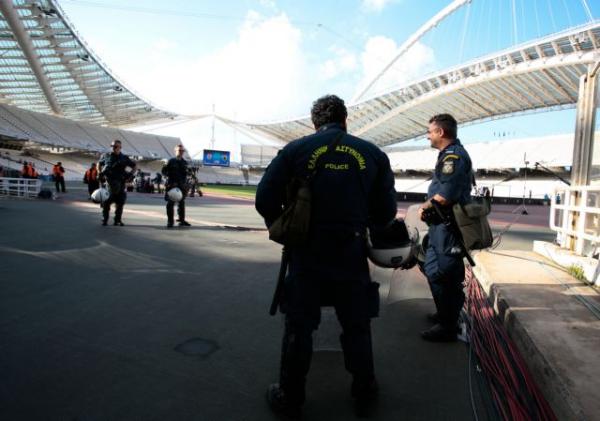 Τελικός Κυπέλλου : Αυστηροί έλεγχοι στο άδειο ΟΑΚΑ [Εικόνες]