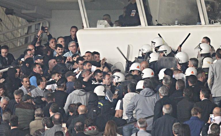 Τελικός Κυπέλλου : Ξύλο και στο ημίχρονο στο ΟΑΚΑ