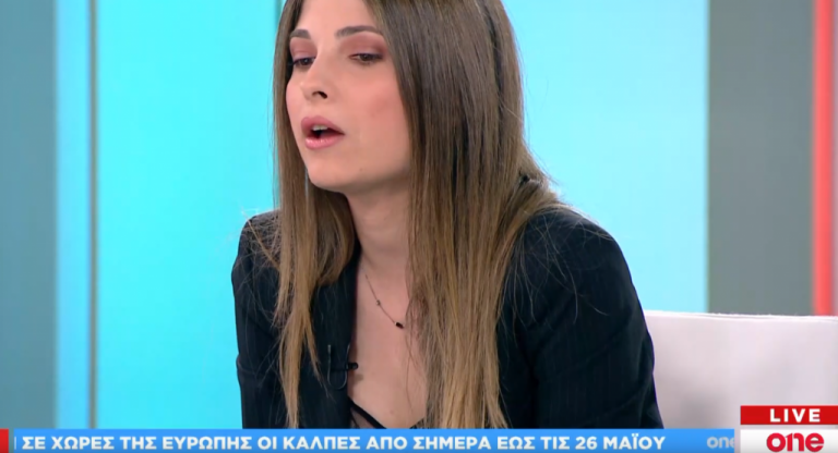 Β. Σαραντάκου στο One Channel: Η ψήφος των νέων δείχνει προσπάθεια για αλλαγή