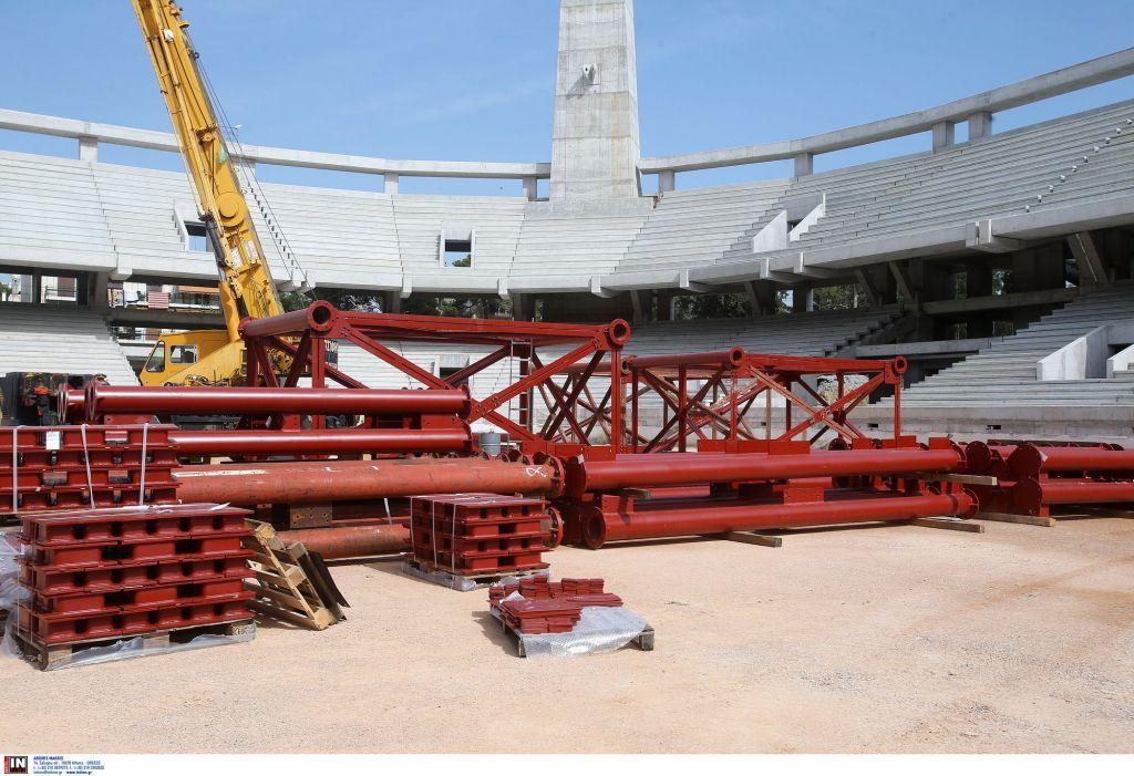 ΑΕΚ : Προχωρούν οι εργασίες για το στέγαστρο της «Αγιά Σοφιάς»