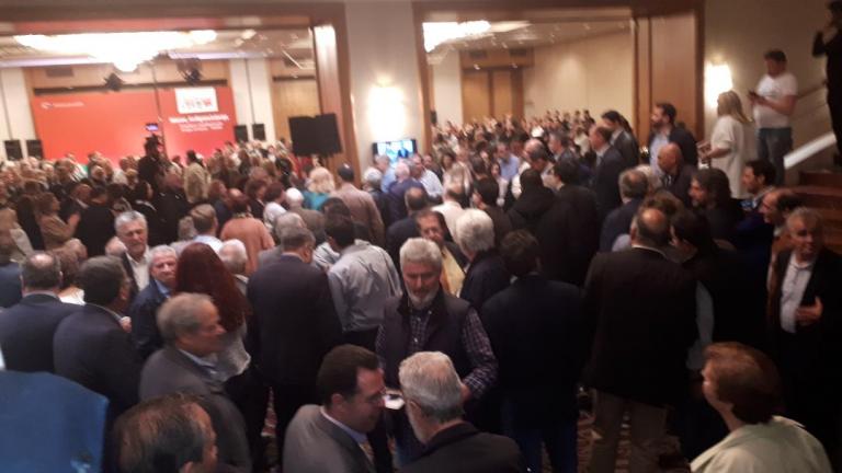 Ο Λαλιώτης και οι άλλοι στην ομιλία Ανδρουλάκη