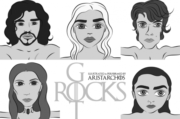 Οι ήρωες του Game of Thrones σε καρικατούρες από τον Αρίσταρχο Παπαδανιήλ