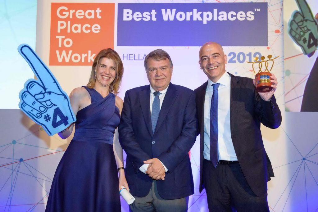 BAUSCH Health: Κορυφαία διάκριση στον θεσμό Best Workplaces Hellas 2019