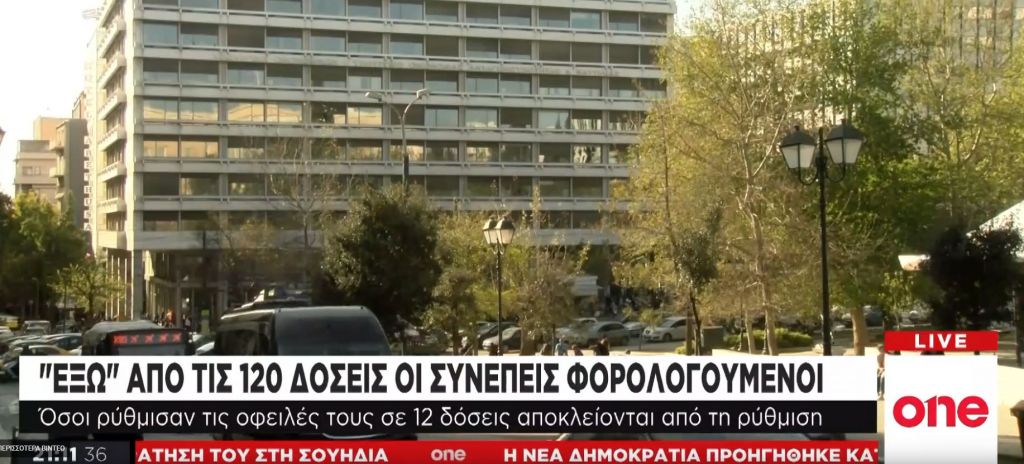 Ποιοι μένουν εκτός 120 δόσεων