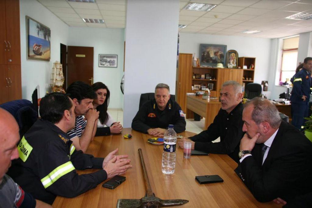 Με επικεφαλής των σωμάτων ασφαλείας του Πειραιά συναντήθηκε ο Γιάννης Μώραλης