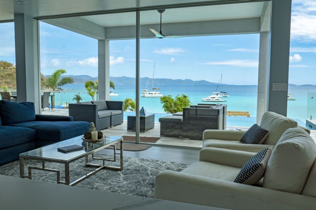 Κρυστάλλινο σπίτι στις Βρετανικές Παρθένες Νήσους