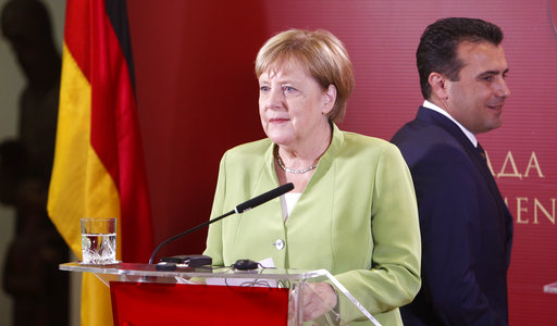 Μέρκελ: Θα κάνω τα πάντα για να αρχίσουν ενταξιακές διαπραγματεύσεις με τα Σκόπια