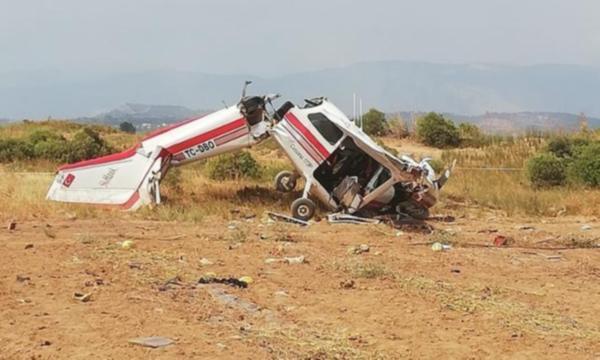 Πτώση μικρού αεροσκάφους στην Αττάλεια –  Ένας νεκρός