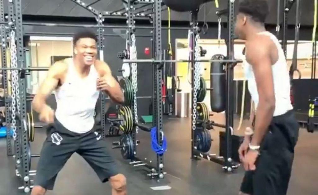 Ο χορός των αδερφών Αντετοκούνμπο