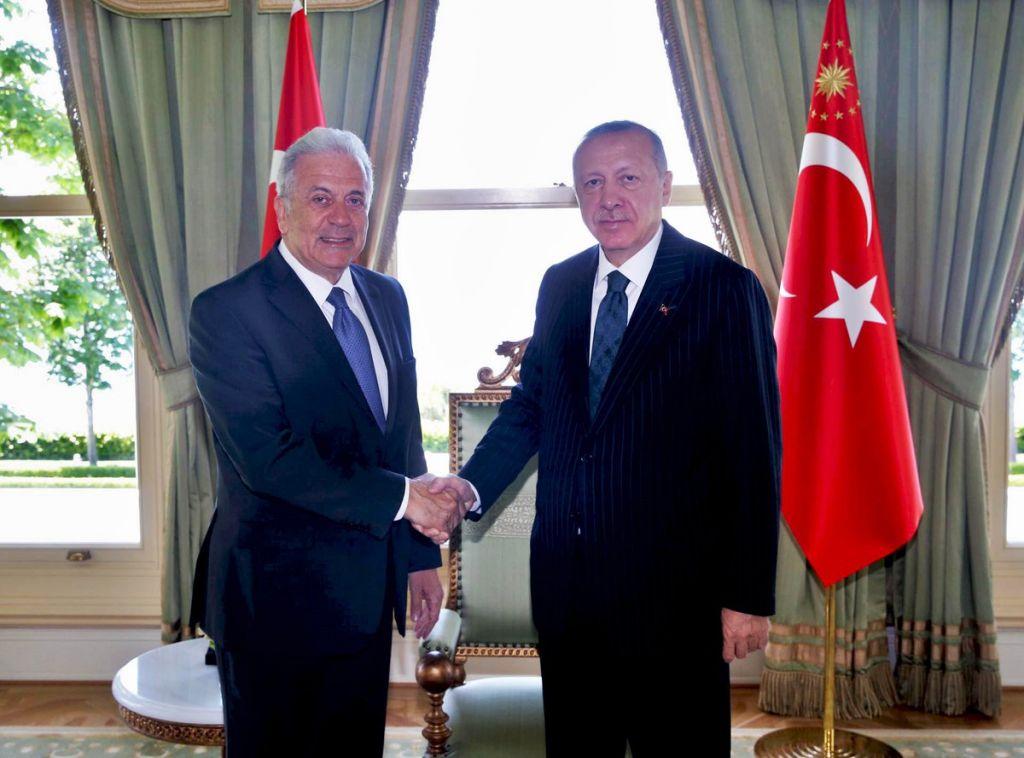 Το μεταναστευτικό στο επίκεντρο της συνάντησης Αβραμόπουλου – Ερντογάν