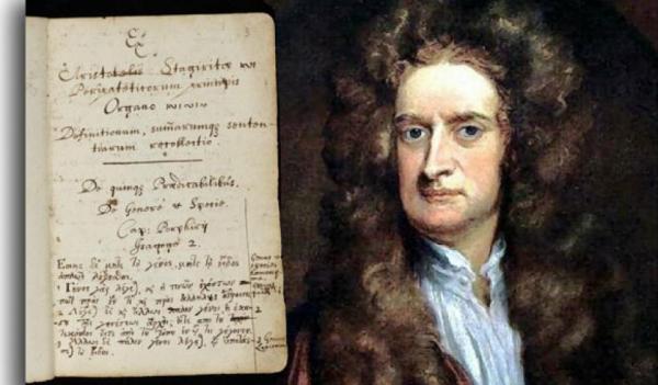 Τα περίεργα: Γνωρίζετε ότι ο Νεύτων κρατούσε συχνά σημειώσεις στα ελληνικά;