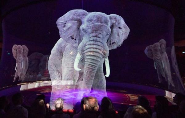 Τσίρκο παρουσιάζει μόνο ψηφιακά ολογράμματα ζώων