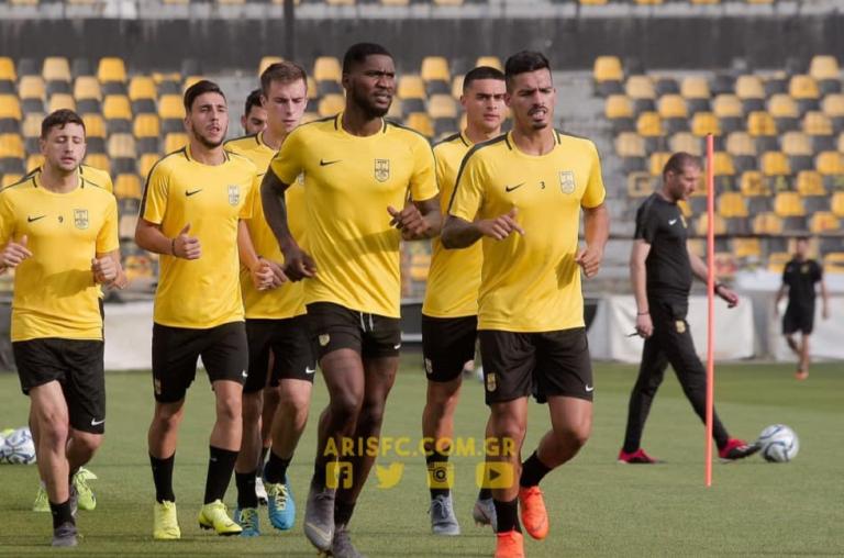 Η πρώτη προπόνηση του Ιντέγε με τη φανέλα του Άρη