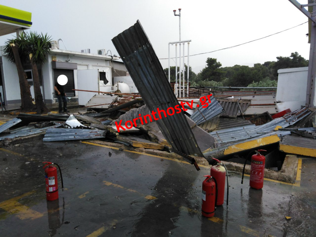 Ζημιές στην Κόρινθο από τις βροχοπτώσεις