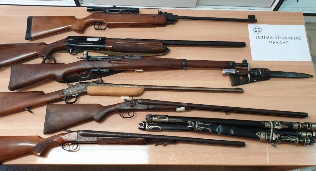 Πέλλα: Συνελήφθη 49χρονος που είχε μετατρέψει το σπίτι του σε οπλοστάσιο