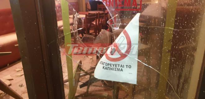 Νύχτα τρόμου στην Πάτρα : Εσπασαν κατάστημα, επιτέθηκαν με καπνογόνα στους θαμώνες