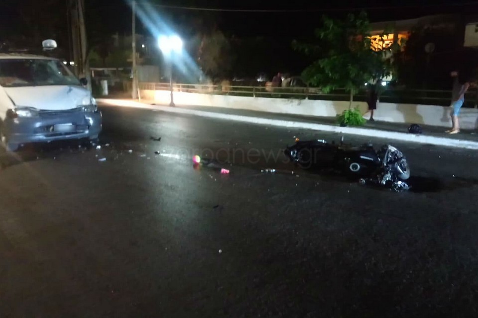 Δυο νεκροί στην άσφαλτο στα Χανιά το βράδυ