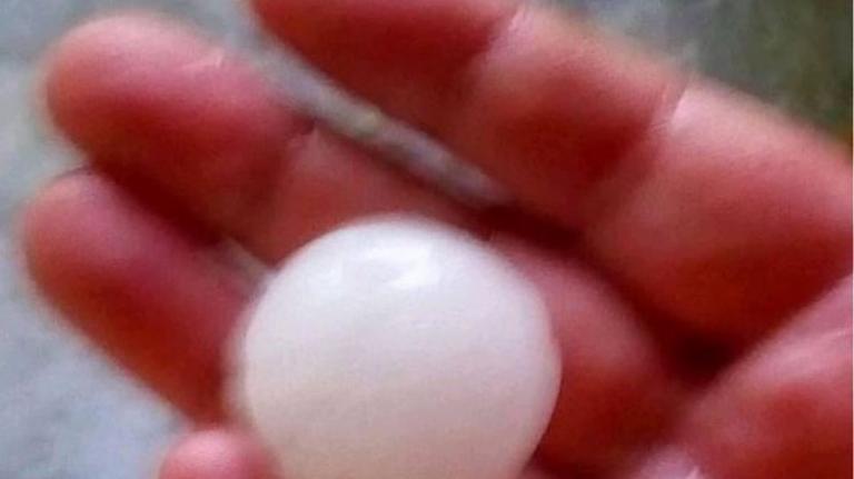 Έντονη χαλαζόπτωση σε Γιάννενα και Μεσσήνη