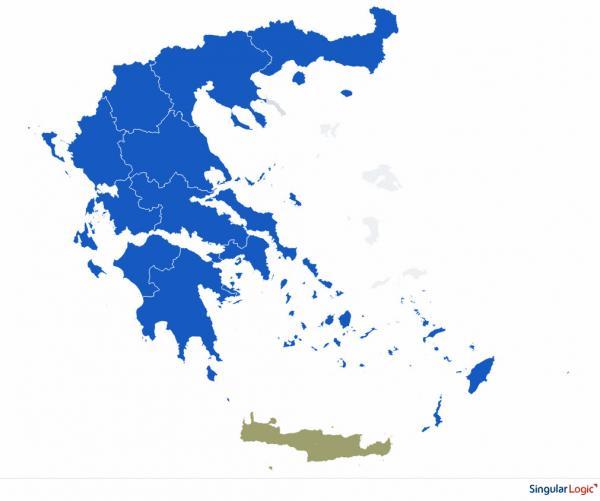 Γαλάζιος ο εκλογικός χάρτης της χώρας – Ηχηρό «χαστούκι» των πολιτών στον ΣΥΡΙΖΑ